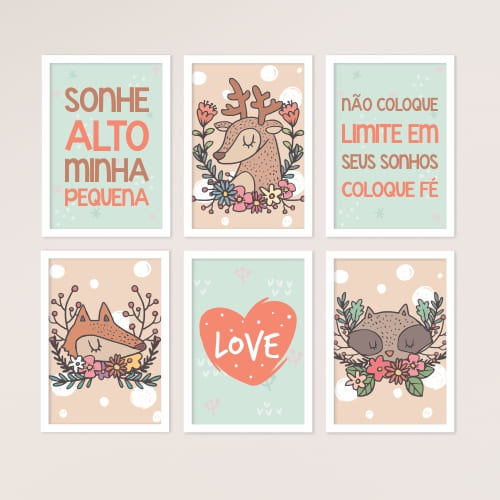 Kit Cervo -  Raposa - Guaxinim