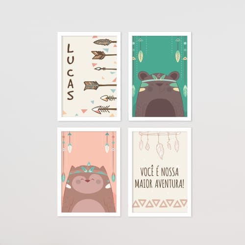 Kit você é nossa maior aventura animais 1